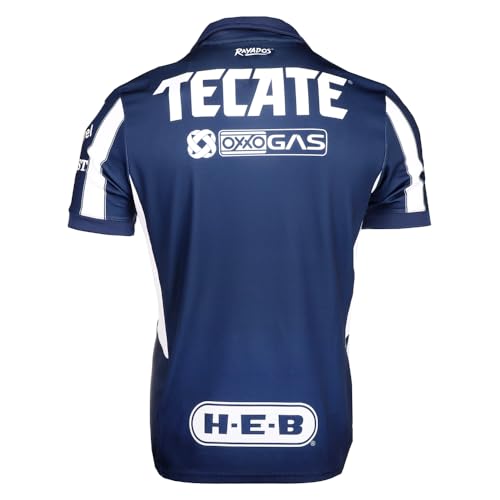 Puma Men's Soccer Monterrey 24/25 Home Jersey - Official Replica Jersey with dryCELL Technology (US, Alpha, Large, Regular, Regular, Navy)2