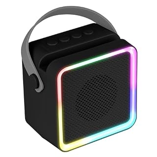 ZEBRONICS County 8, Portable Bluetooth Speaker, 8 Watts, Upto 7 Hours Playback, Passive Radiator, BTv5.3 | TWS | USB | mSD, RGB LED, Call Function, Compact Design, Carry Strap (Black)