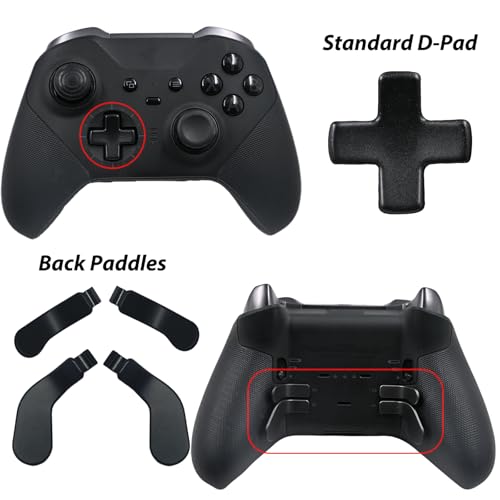 Image of 5 in 1 Elite 2 Controller Paddles for Xbox Elite Controller Series 2,Black