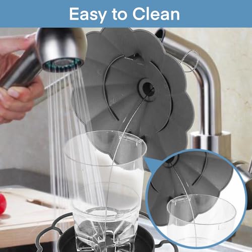 WLLKOO Bird Feeder, Bird Feeders for Outside Outdoors Hanging, Birds Feeder Adjustable Feeder with Sturdy Wire and Roof, Plastic, for Garden, Backyard, Terrace - Image 5