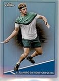2021 Topps Chrome Refractor #15 Alejandro Davidovich Fokina Official ATP Tennis Card in Raw (NM or Better) Condition