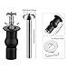 Stainless Steel Toilet Seat Bolts Replacement Kit – Universal Toilet Seat Screws & Nuts for 14–19mm Holes, Rust-Resistant Toilet Bolt Replacements with Brass Inserts & Washers