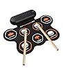 Vroomoto Electronic Drum Set Portable Drum Kit for Enthusiasts Practice Pad 7 Pads 10 Rhythms 10 Demo Songs #1
