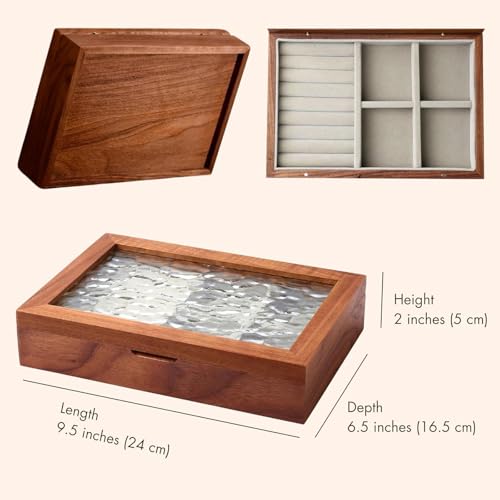 Coffre de rangement à bijoux en bois pour éviter les rayures - 6