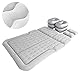 Aufblasbares Autobett, Luftmatratze, Campingbett, Auto-Luftmatratze, Aufblasbares, Verdicktes Reisebett, Isomatte, Camping-Zubehör (Grau)