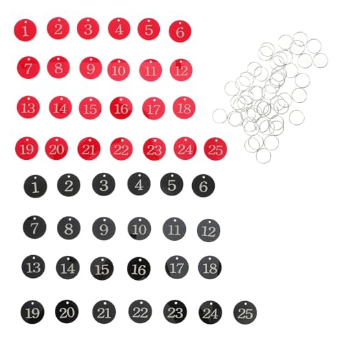 Étiquettes de casier numérotées pour l'organisation des vestiaires de clubs de sport