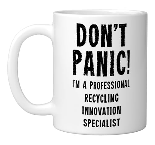 Recycling Innovation Specialist Ceramic Mug, White