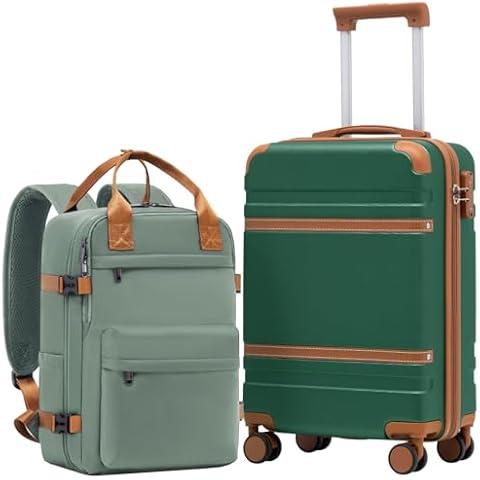 COOLIFE Cabin Suitcase and Backpack Set Cover