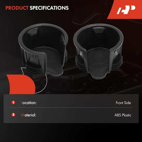 Insertos portavasos negros para Land Rover 2 unidades miniatura 2