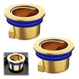 Cuivre durable et entretien facile：Le noyau intérieur de siphon de sol anti-odeurs en cuivre résistant à la corrosion offre une longue durée de vie, une surface lisse facile à nettoyer et une fiabilité au quotidien