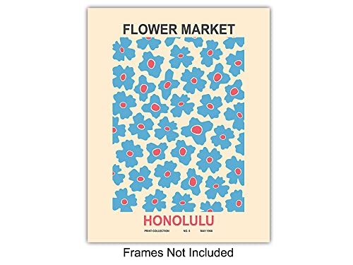 Abstract Minimalist Wall Art & Decor - Mid Century Modern Wall Art - Aesthetic Pictures Set - Gallery Wall Art - Museum Poster - Flower Market Sign - Contemporary Wall Art - Matisse Style Poster Print #TOP2