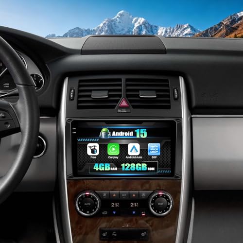 Autoradio Android 15 pour Mercedes W169 W245 4 Go 128 Go Écran 2K