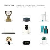 3 PCS Acrylic Small Wall Shelf for Security Cameras, Baby Monitors Speakers Floating Shelf with 6 Cable Clips, 10 Tapes, Wall Mount Camera Shelf Drill (Transparent) - Image 6
