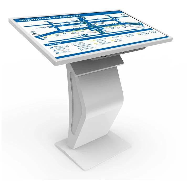 Image of 32 inch Touch Screen Kiosk, Windows11 System(8+128g), K-Style Stand Inquiry Machine, Human-Machine Interaction Smoothly for Mall Navigation /Self-Ordering /Advertising /Retail Store