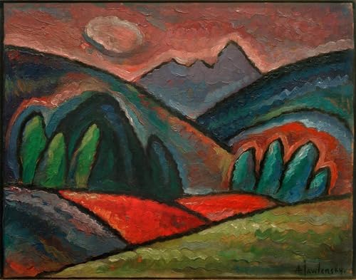 Cuadro Landschaft Bei Oberstorf Jawlensky soluciona paredes vacias 60x90cm