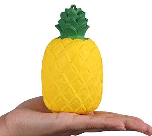 Anboor 4.7 Inches Squishies Pineapple Slow Rising Kawaii Scented Soft Squishies Toy Kids Stress Relief - Thumbnail 3