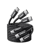 Anker 240W USB C auf USB C Kabel, [3 Stück 1,5m] PD 3.1 Ladekabel USB C, Schnellladekabel USB C für iPhone 17 Pro Max/iPhone Air/16/15 Serie, Samsung Galaxy S26/S25/S24, MacBook Pro/Air, iPad Pro