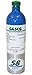 GASCO 58ES-175-10 Aluminum Cylinder with 10 PPM Sulfur Dioxide, Balance Nitrogen, 58 L Capacity Refillable with a C-10 Connection