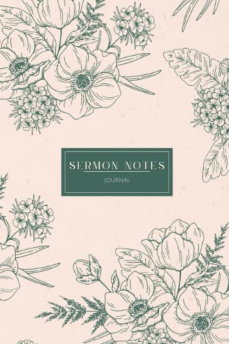 My Beautiful Notebook For Sermon Notes – A Journal To Insert Your Semon Notes, Made For Women, Men, Girls, And Boys: 6x9” - Glossy Cover – 160 Pages To Use