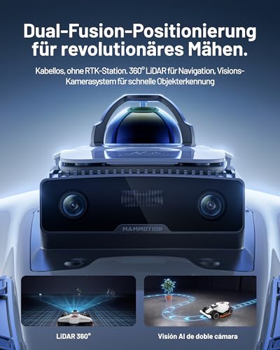 Mammotion LUBA 3 AWD 1500 Mähroboter+Reinigungsständer, Empf.1500m² – Ansicht 2