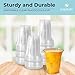 [200 COUNT]HAKOWARE by Harvest Pack 12 oz Ultra Clear Plastic Cold Cups, Disposable PET Wedding Party Drinking Cups Tumblers, Iced Coffee Beer Juice Cold Beverage