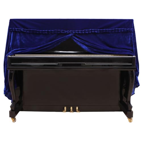 Housse de piano droit SECFOU en velours doré pour la protection de votre instrument
