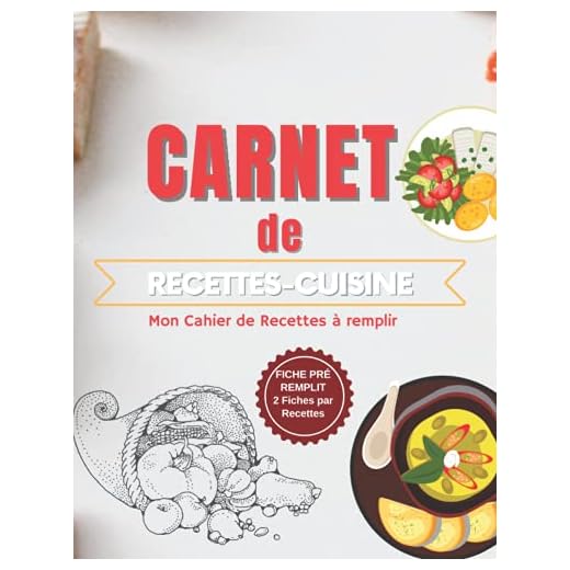 Carnet de Recettes-Cuisine: Cahier de cuisine à remplir: idéal pour faire son propre Livre avec ses recettes préférées :Idée Cadeau Amazon, pas cher ... proches (21.6 * 27.9 cm / 8.5 *11 Po / A4)