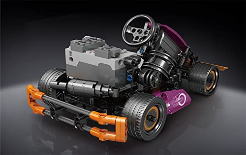 Mould Technik 18026 Rennwagen, Kart-Modellbausatz mit Fernbedienung und Motor, 289 Pcs Klemmbausteine Kompatibel mit… – Bild 4