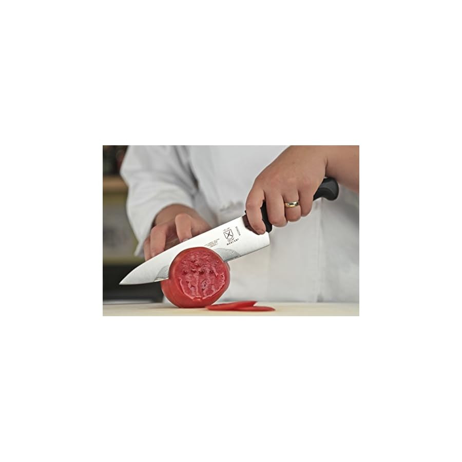 Mercer Culinary M22608 Millennia Black Handle, 8-Inch, Chef's Knife