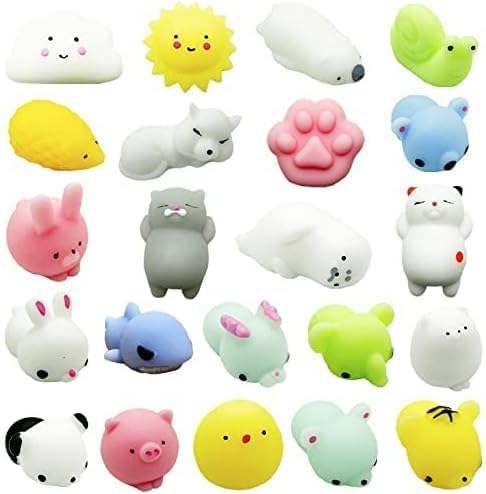 - Mochi Squishy Toys, 12PCS Random Mini Squishy Animals Toys Squishies Pack, Squishy Fidget Toys