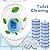 2X Cleaning Power Upgrade Formula Toilet Wand Refills, Fits for Clorox Wand, 50 Count Disposable Toilet Bowl Wand Refills - No Falling Apart, Fits Most Brand Toilet Brushes for Bathroom Cleaning
