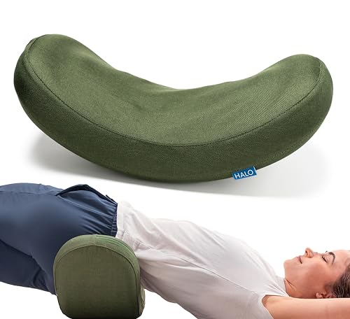 Halo Lumbar Massage Stretcher with 8 Acupressure Nodes for Waist, Hip, and Back Pain Relief, Ergonomically Designed for Active Stretching, Recovery Gift