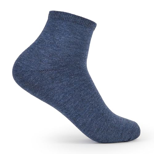 Keds Women's Quarter Socks 6-Pack - All-Day Comfort with Soft Flat Knit Design, Perfect for Active Wear and Everyday Use, Denim Blue Assorted by Keds - Used condition - Image 4