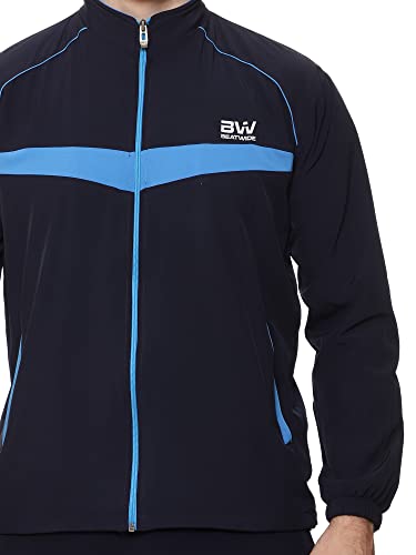 Image of BW:Beatwide Men's Tracksuit NS Dot Terry Polyester Spandex Full Stretch | Track Suit for Man Winter Wear | Sports Track Suit for Men Gym Running, Workout