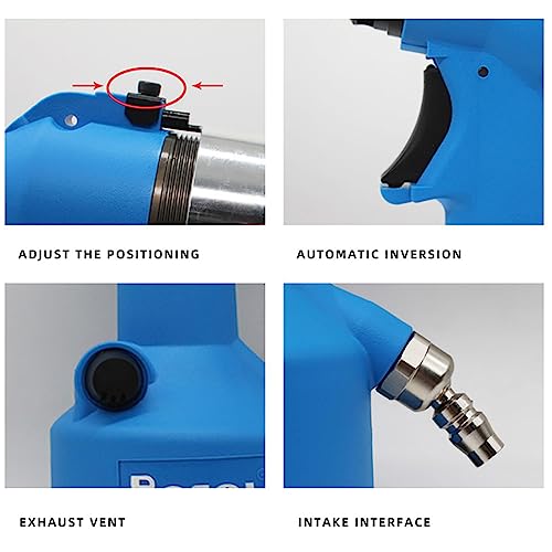 Remachadora neumática hidráulica, remachadora automática de aire para fijación y montaje profesionales