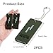 120 dB Emergency Whistles for Teachers, Self Defense Whistle for Women, Flat Safety Whistle Keychain for Outdoor Kayak Hiking, Multi-Audio Loud Whistle for Dog Outdoorsy Rescue Signal (2 Pcs)