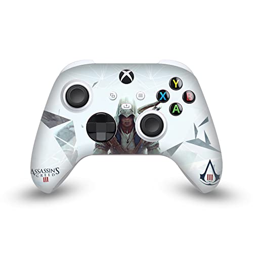 Head Case Designs Officially Licensed Assassin's Creed Connor III Graphics Vinyl Sticker Gaming Skin Decal Cover Compatible With Xbox Series X/S Controller