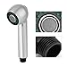 Haosie Pull Out Sink Sprayer Head Replacement, Kitchen Sink Faucet Sprayer Head, Pull Down Tap Nozzle Spout High Flow Shower Head Chrome Part Hot for Personal Hygiene, G1/2 or 13/16 In Male Connector