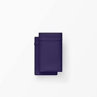 Purple SoftStretch Pillowcase Set, Standard Size, Bamboo Blend, Moisture-Wicking, Silky Smooth, Deep Purple, Fits Most Pillows