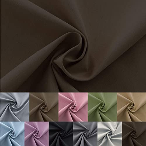 Home Queen Total Blackout Curtain Valance For Bedroom Window, Grommet Straight Bathroom Drape Valence, 54 W X 18 L, Brown #TOP6