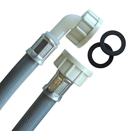 Waschmaschinenzulaufschlauch, 3/4"ÜM x 3/4"ÜM 90°Bogen