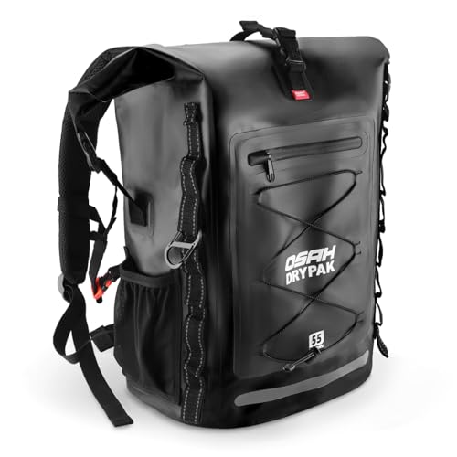Image of OSAH DRYPAK Waterproof Backpack Dry Bag 35L /55L /85L - Heavy Duty Roll-Top Hiking Backpack for Travel, Kayaking, Boating, Camping, Rafting and Fishing