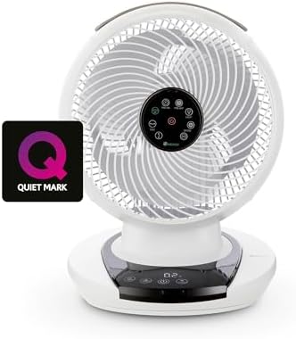 Meaco MeacoFan 1056 Air Circulator - Powerful, Energy Efficient, Low Energy, Quiet cooling desk fan for bedroom, home and office, Oscillating, Remote Controlled - View 4