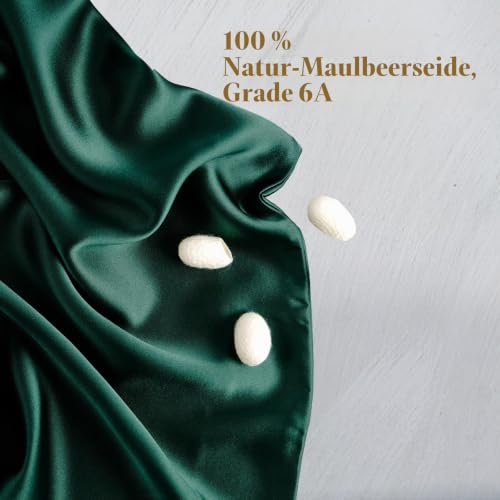 ZIMASILK Seidenkissenbezug 50x75 cm aus 100% 19 Momme Maulbeerseide – Ansicht 2