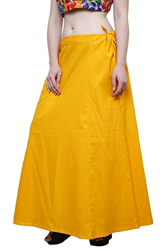 Image of Pistaa's combo of Women's Cotton Best Plain Solid Indian Readymade Inskirt Saree petticoats