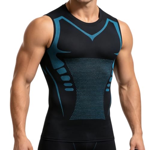 Image of Core Armour Compression Vest, CoreArmour Ionic Compression Tank Top Black