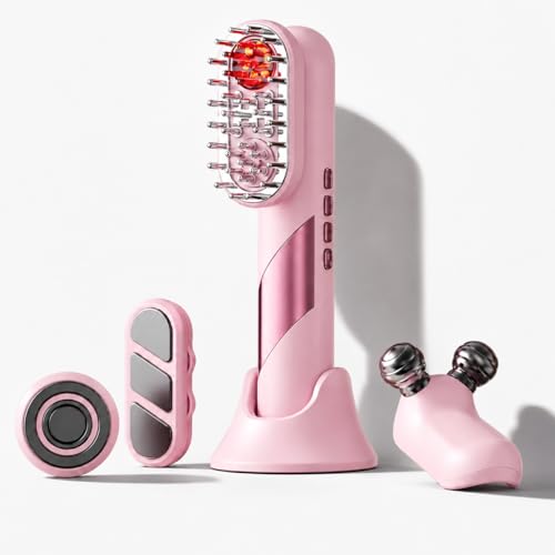 SURGIA 4-in-1 �X�}�[�g�r���[�e�B�[�R�[�� �X�J���v�}�b�T�[�W���[ �t�F�C�V����EMS����� ���b�h���C�g���� �������}�b�T�[�W�w�b�h ���� �� �� �{�f�B�P�A�Ή� �|�[�^�u�����e�f�o�C�X