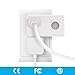 Wi-Fi Smart Timer Plug 2 Packs Mini, BroadLink Wireless Socket Outlet with Night Light, No Hub Required, Compatible with Alexa, Control your Devices from Anywhere, White