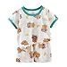 Toddler Boys Dinosaur 𝐏ajamas Summer Baby Cute Animals 𝐏𝐣𝐬 Cotton Short Sleeve Matching Outfits (Green, 6-12 Months)
