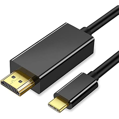 ANKKY USB C to HDMI Cable Adapter，USB 3.1 Type C to HDMI 6.6FT 4k Thunderbolt 3 HDTV Cable Compatible with Samsung S8 S9 S10 S20, MacBook 2015 2016 2017, MacBook Pro 2016 2017and More, Red Cover